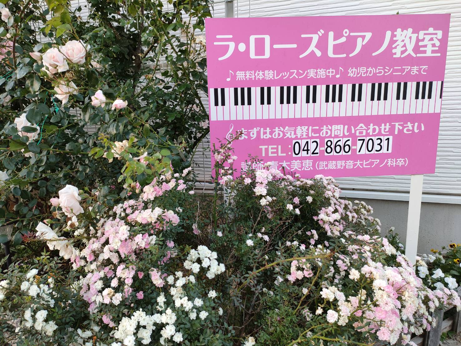 町田市矢部町のピアノ教室 | ラ・ローズ ピアノ教室 | 淵野辺、常盤町、忠生