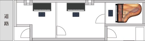 ピアノニコリ内部