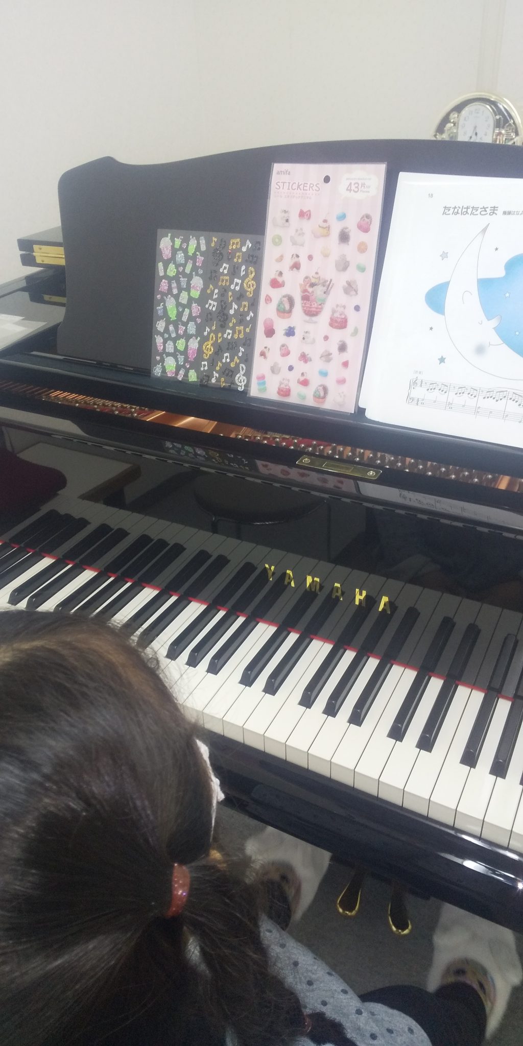 5歳の可愛い生徒さんのレッスンで 桶川上尾のピアノ教室 玲子ピアノ教室 桶川駅から徒歩12分 桶川市 伊奈町